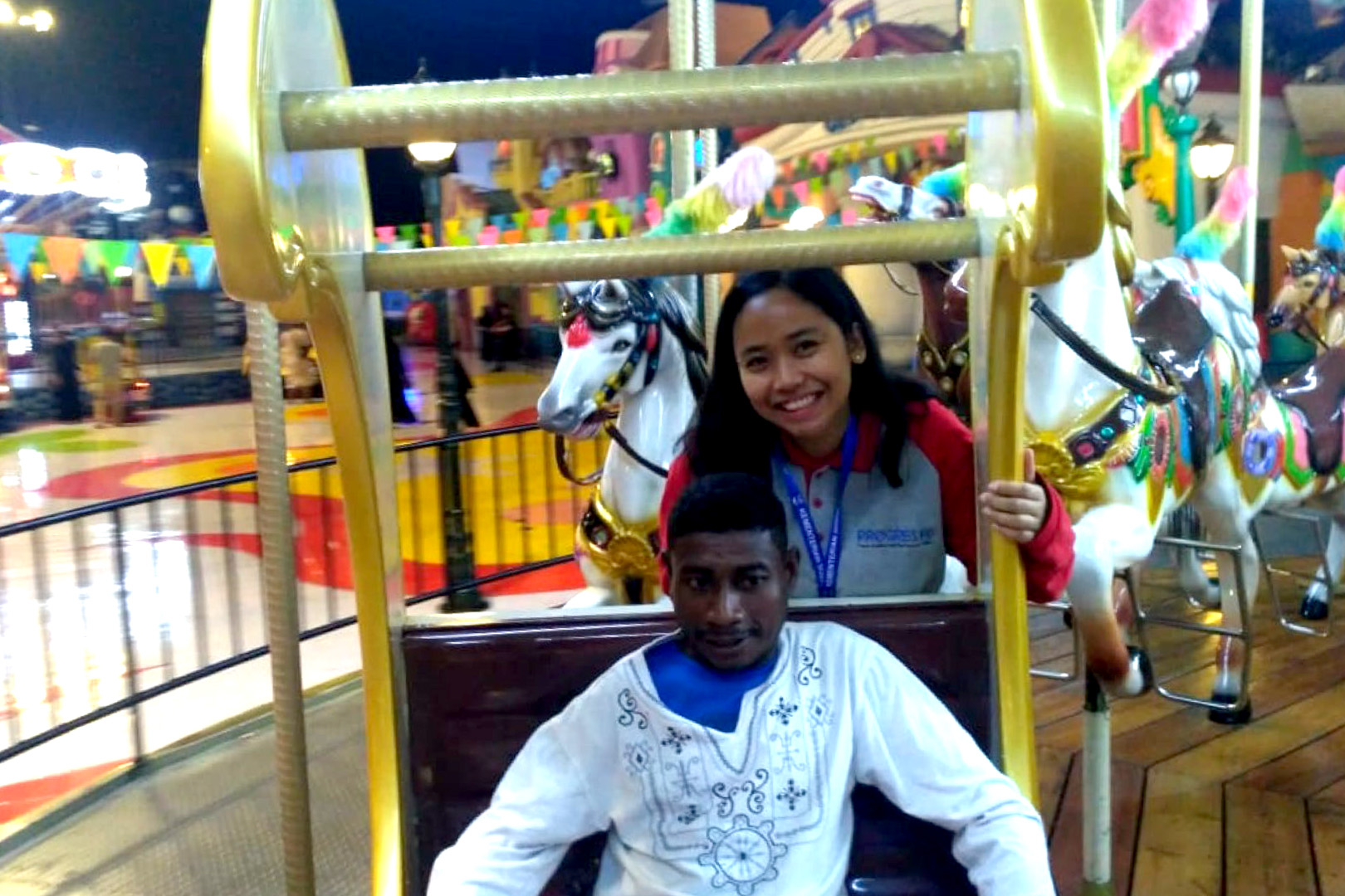 People with Disabilities Enjoying Tours at Trans Studio