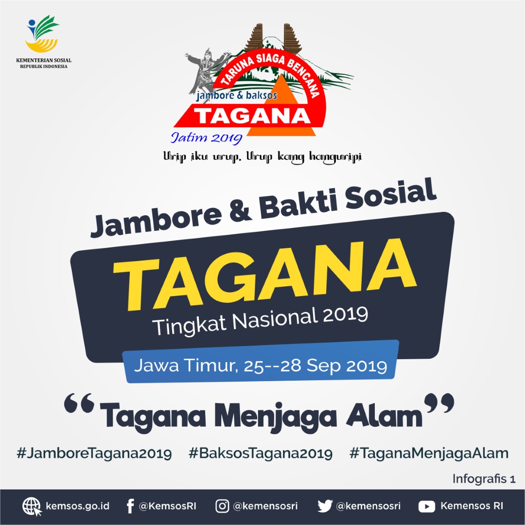 Jambore dan Bakti Sosial Tagana Tingkat Nasional 2019