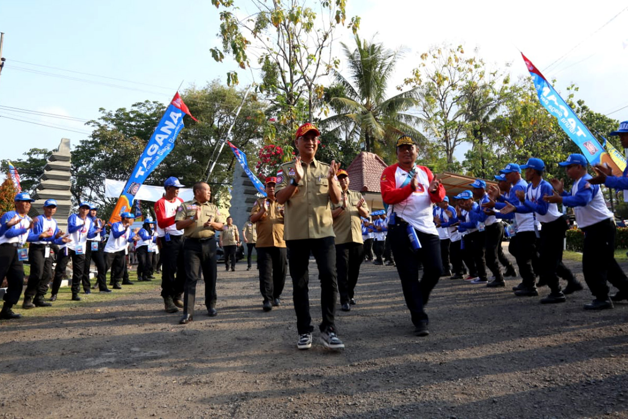 Mensos Hadiri Jambore dan Bhakti Sosial TAGANA Tingkat Nasional 2019