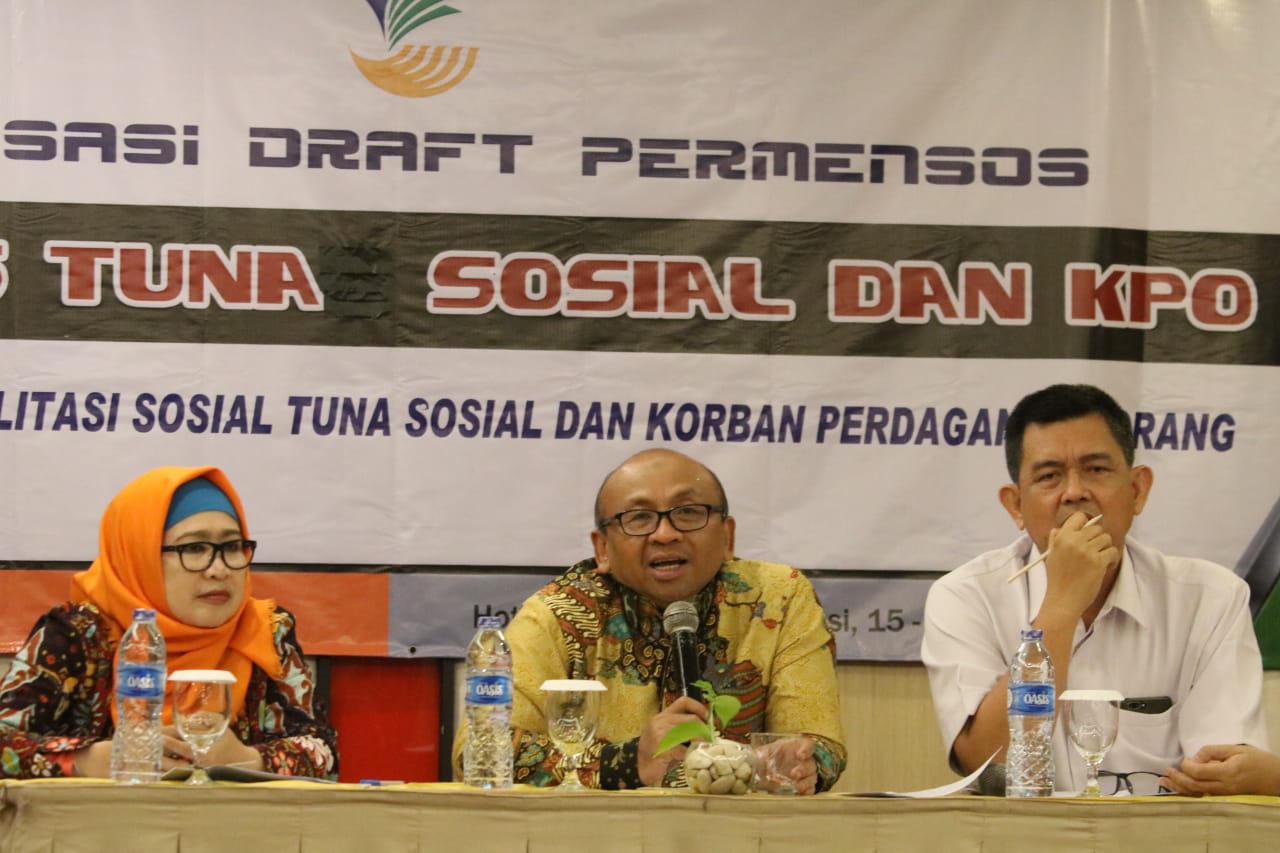 Ditjen Rehsos: Finalisasi Draf Permensos Progres Tuna Sosial dan KPO