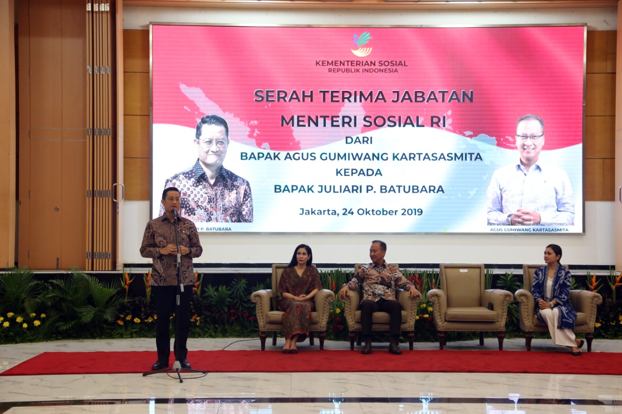 Serah Terima Jabatan Menteri Sosial 2019-2024