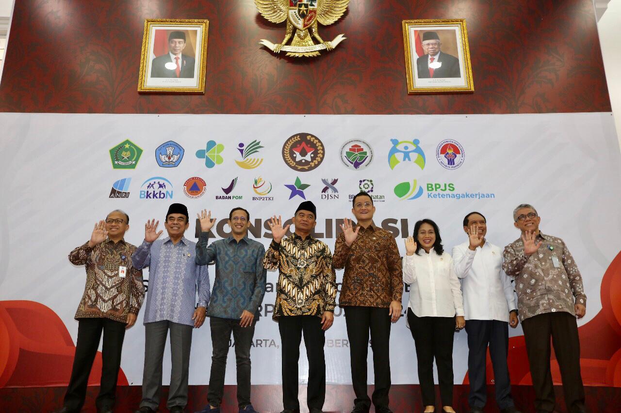 Minister of Social Affairs Attends the Consolidation of Acceleration of Achievement in Kemenko PMK