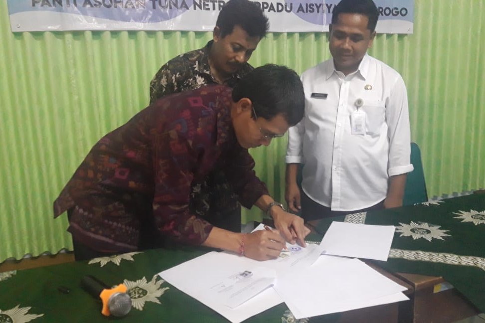 Kemitraan BRSPDSN "Mahatmiya" dengan Panti Asuhan Tuna Netra Terpadu