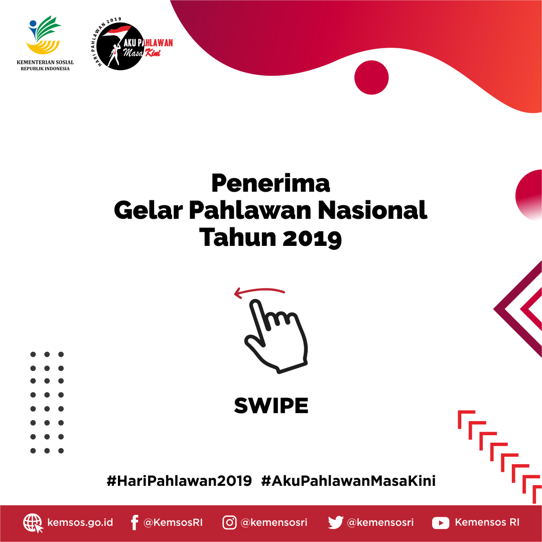 Penerima Gelar Pahlawan Nasional 2019