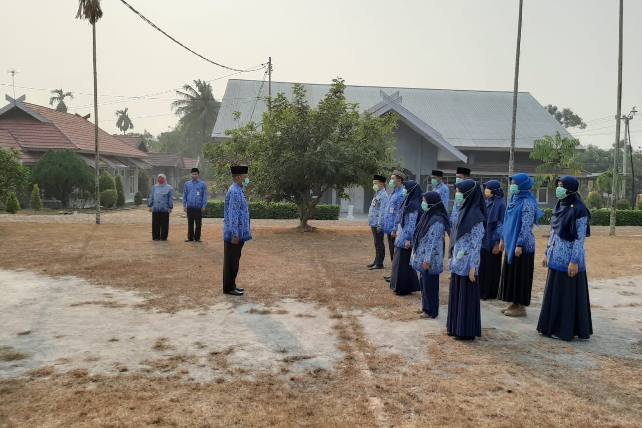 Kabut Asap Tak Menjadi Penghalang Upacara Hari Kesadaran Nasional