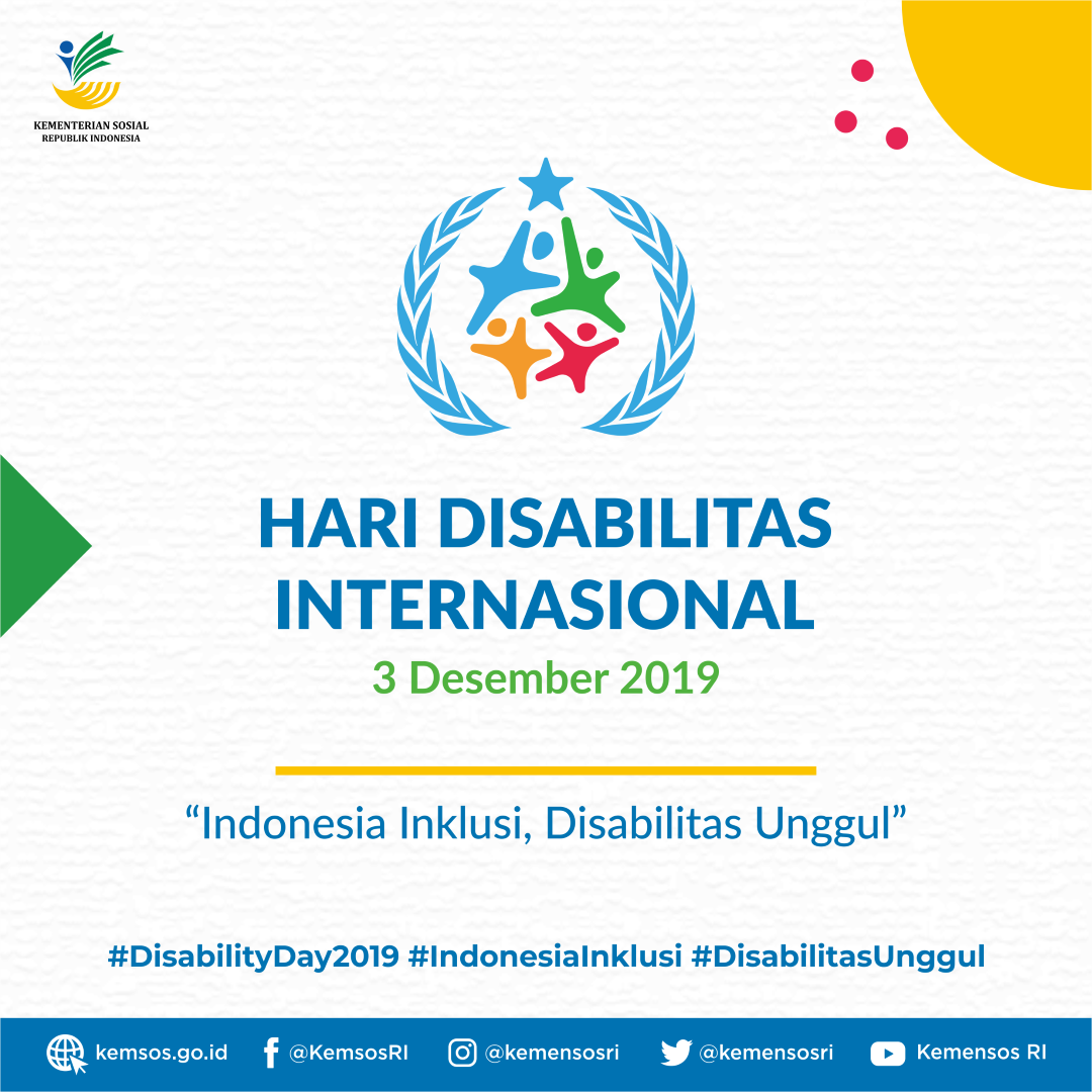 Selamat Hari Disabilitas Internasional 2019