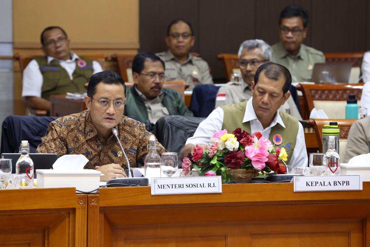 Rapat Kerja Gabungan Kementerian Sosial dan BNPB dengan Komisi VIII DPR RI