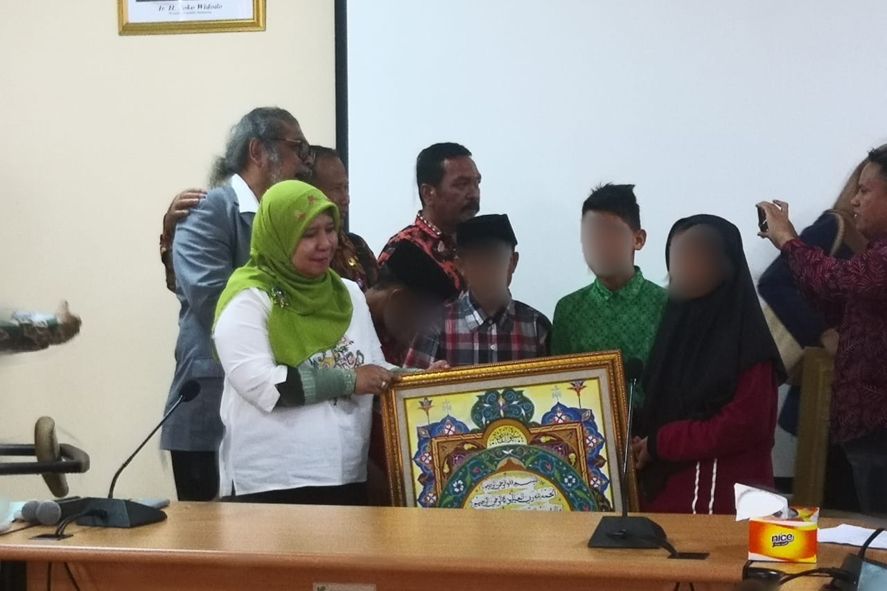 BRSAMPK "Handayani" Serahkan 4 Anak Terlantar Asal Jambi