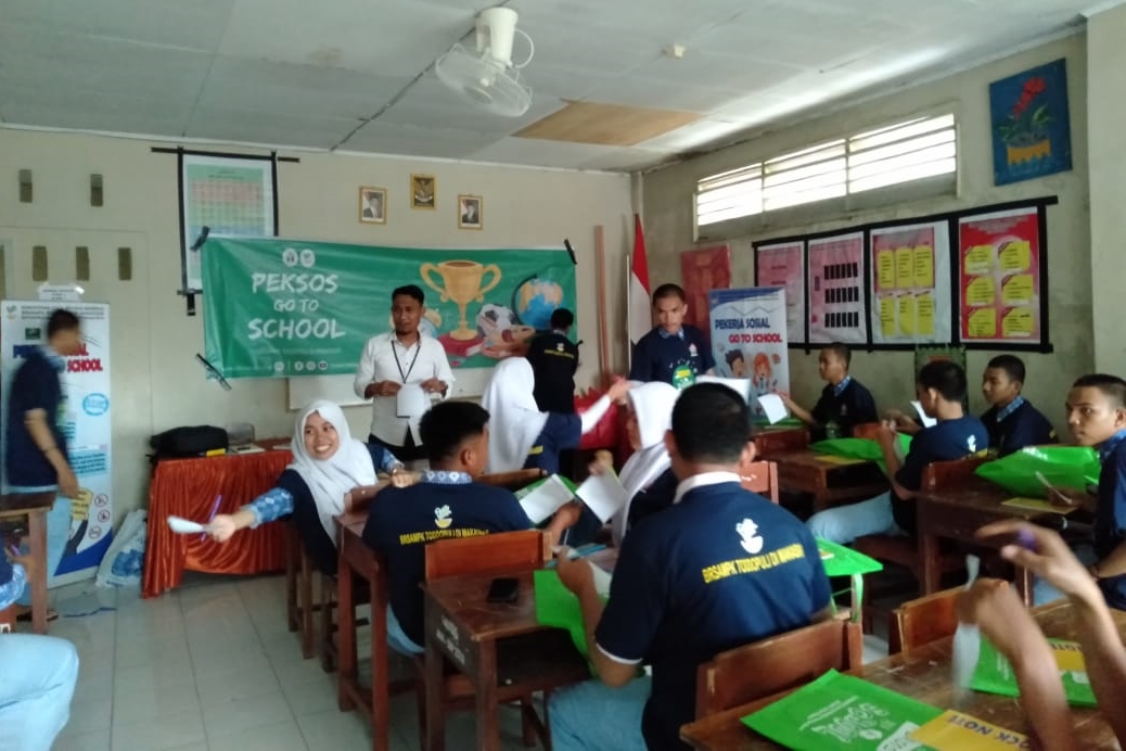 BRSAMPK "Toddopuli" Gelar "Peksos Goes to School"