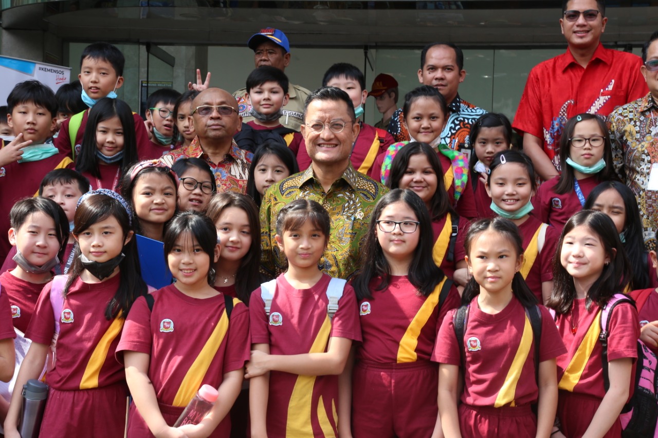 Bina Nusantara Elementary School Makes a Study Visit to the Ministry of Social Affairs