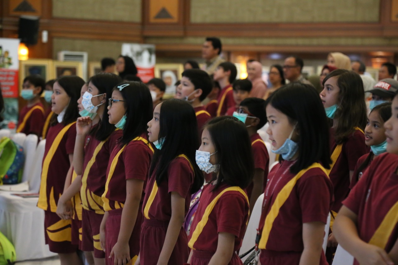 Kemensos Berikan Edukasi Program kepada Anak-Anak SD Binus