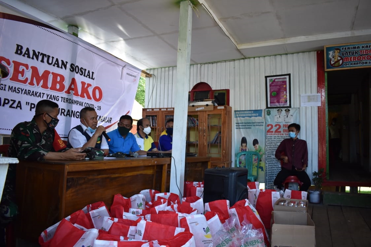 Jelang Lebaran, Loka Napza "Pangurangi" Salurkan Bansos