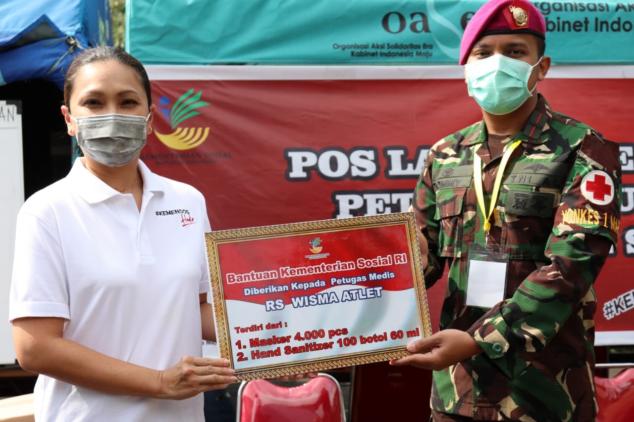 OASE Indonesia Maju Cabinet Handover Assistance to the Hospital