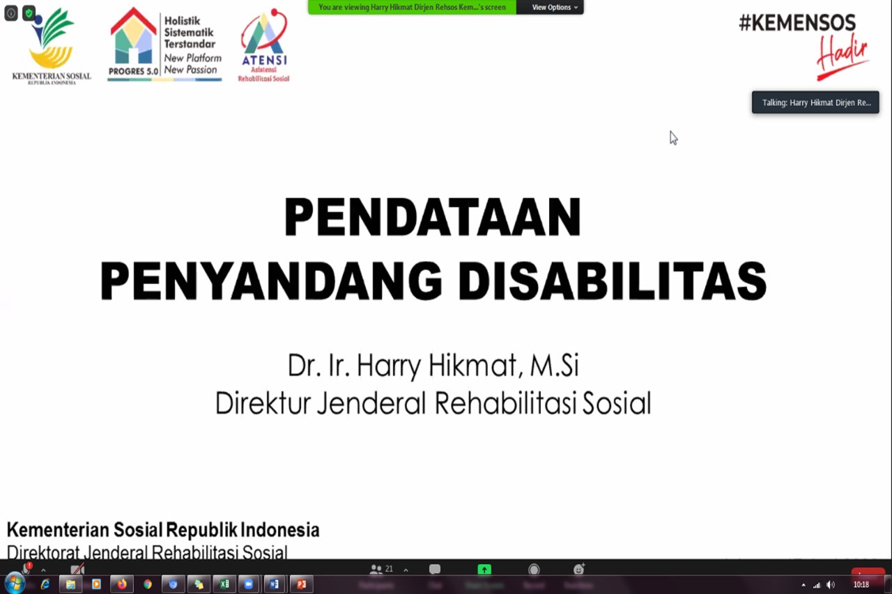 Sinkronisasi Data Nasional Penyandang Disabilitas