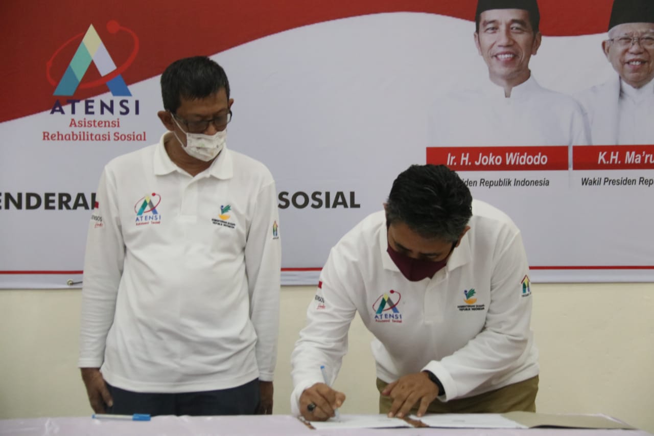 Kemensos dan 11 LKS Tandatangani MoU Asistensi Rehabilitasi