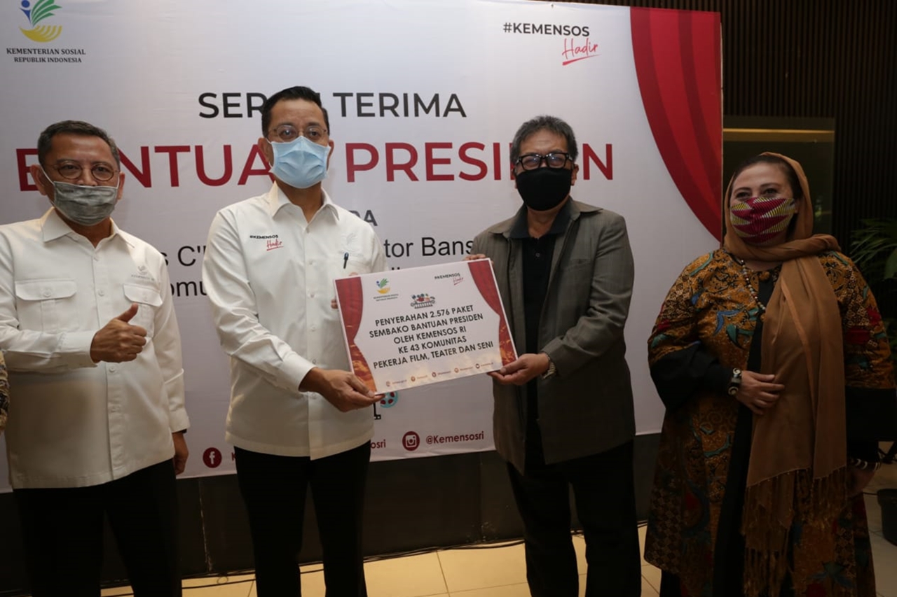 Mensos Ajak Komunitas Pekerja Film, Teater dan Seni Lawan COVID-19