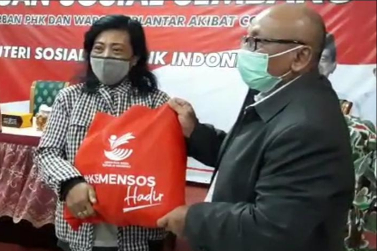 Kemensos Gandeng BPUK Salurkan Bantuan Sosial Kemensos Hadir