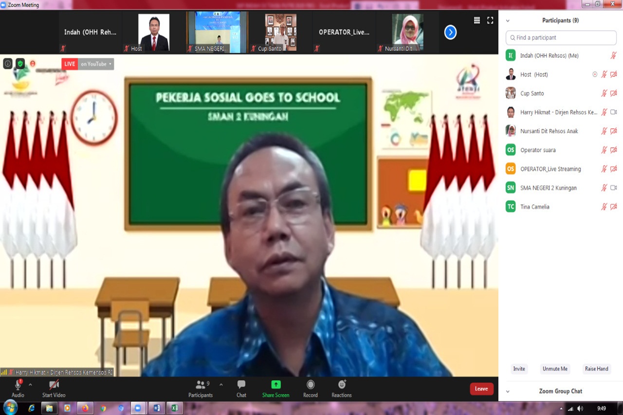 "Peksos Goes To School": Cegah "Cyberbullying" Bersama Kemensos