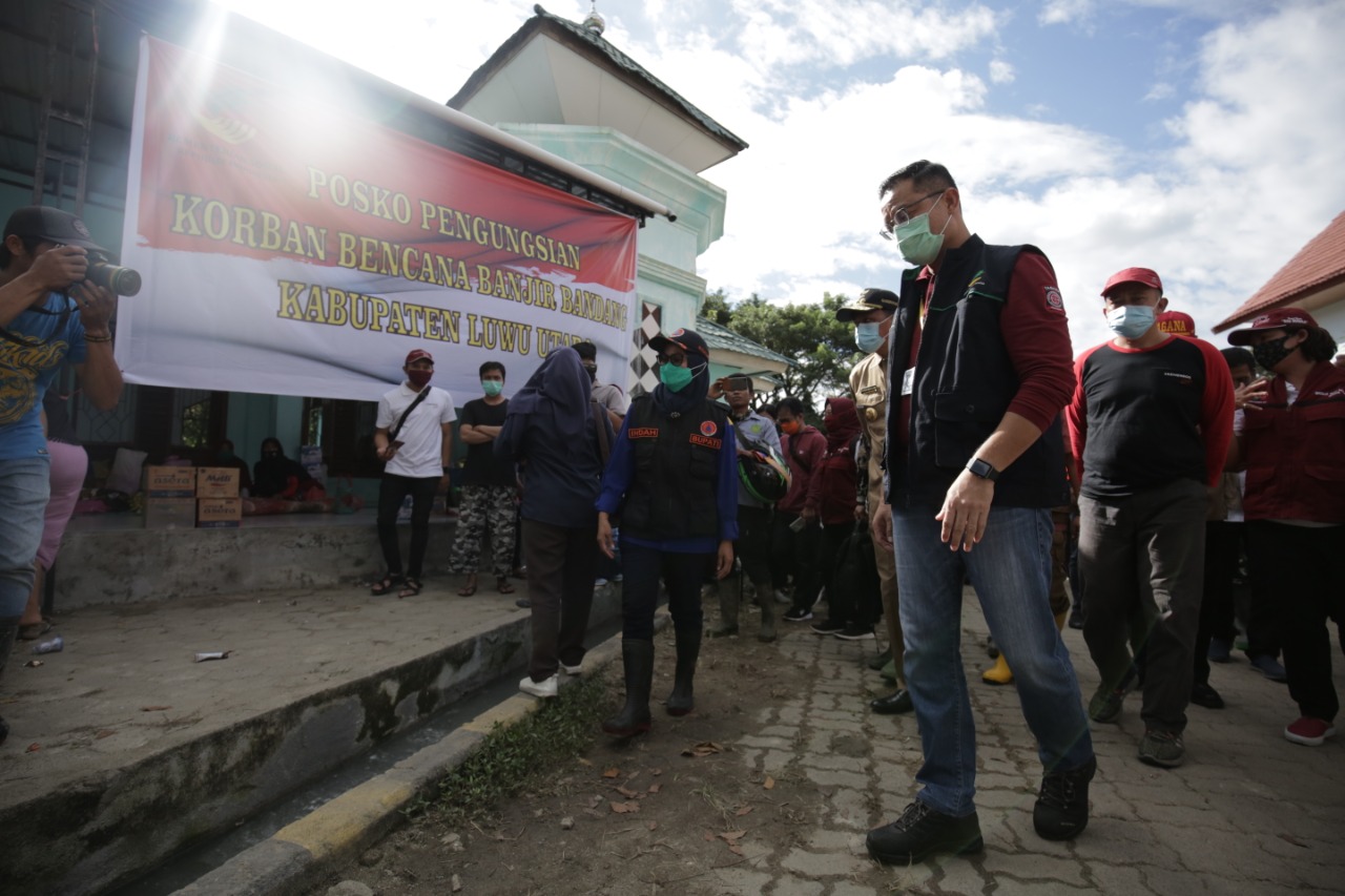 Mensos Juliari Pastikan Kebutuhan Korban Banjir Masamba Terpenuhi