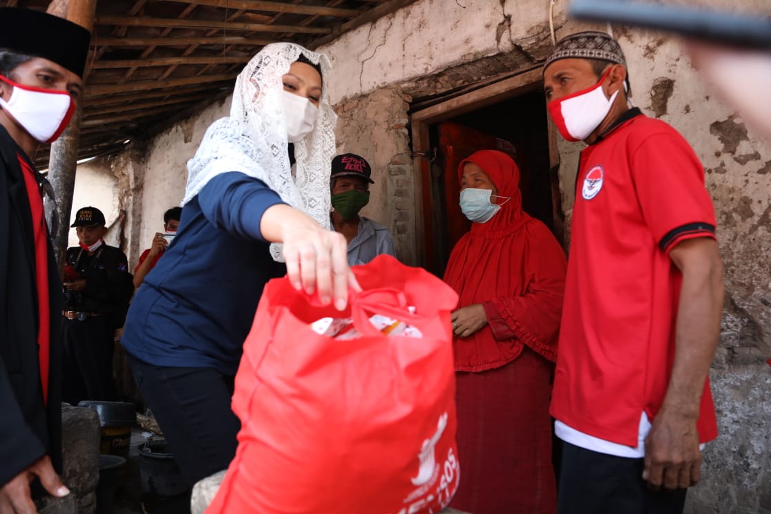 Penyaluran Bansos Sembako Kemensos di Kabupaten Serang