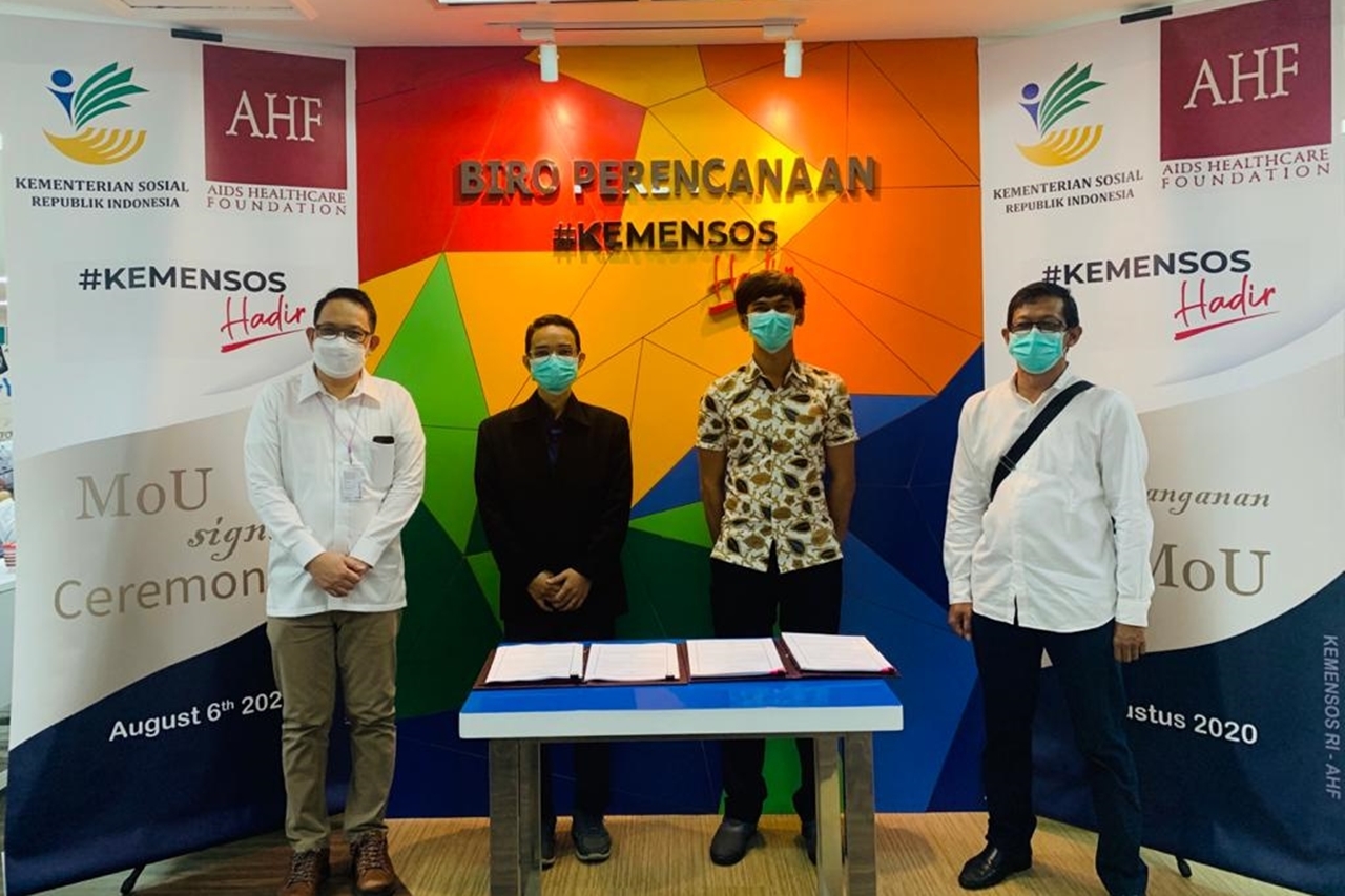 Perkuat Penanganan ODHA, Kemensos Gandeng Aids Healthcare Foundation