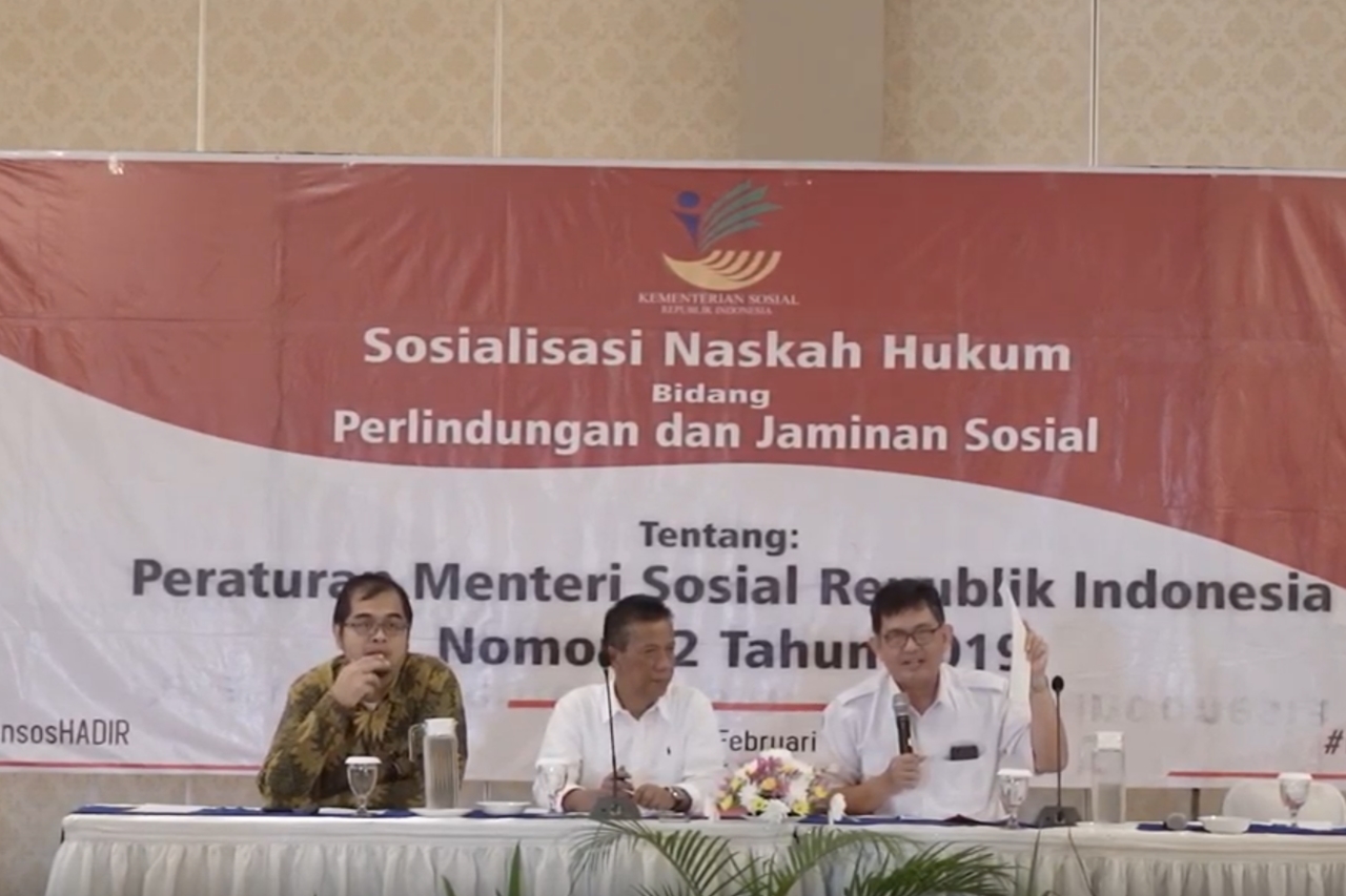 Kemensos Sosialisasikan Permensos CBP (Permensos No. 22 Tahun 2019)