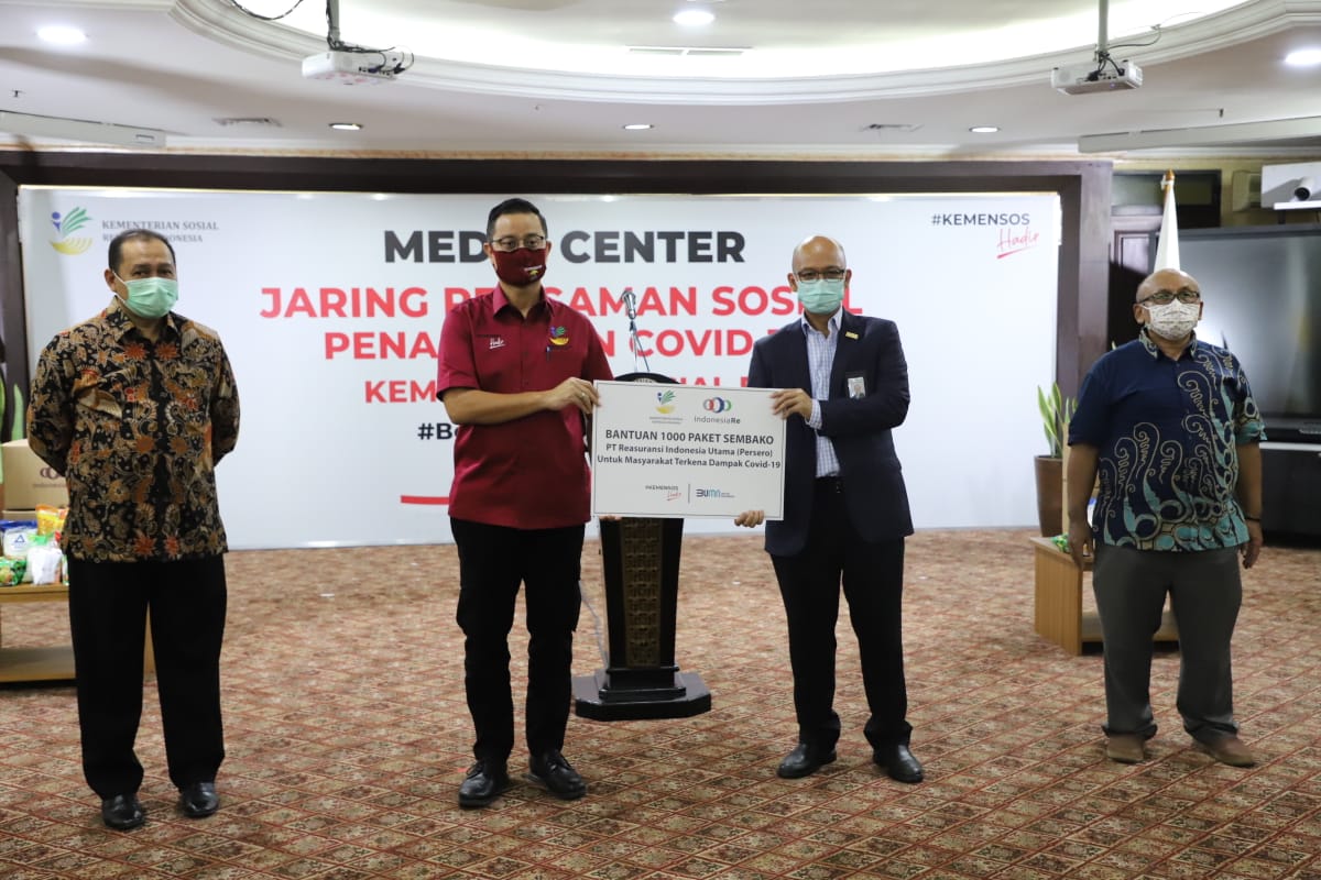 Kemensos Jalin Kerjasama dengan PT. Reasuransi Indonesia Utama