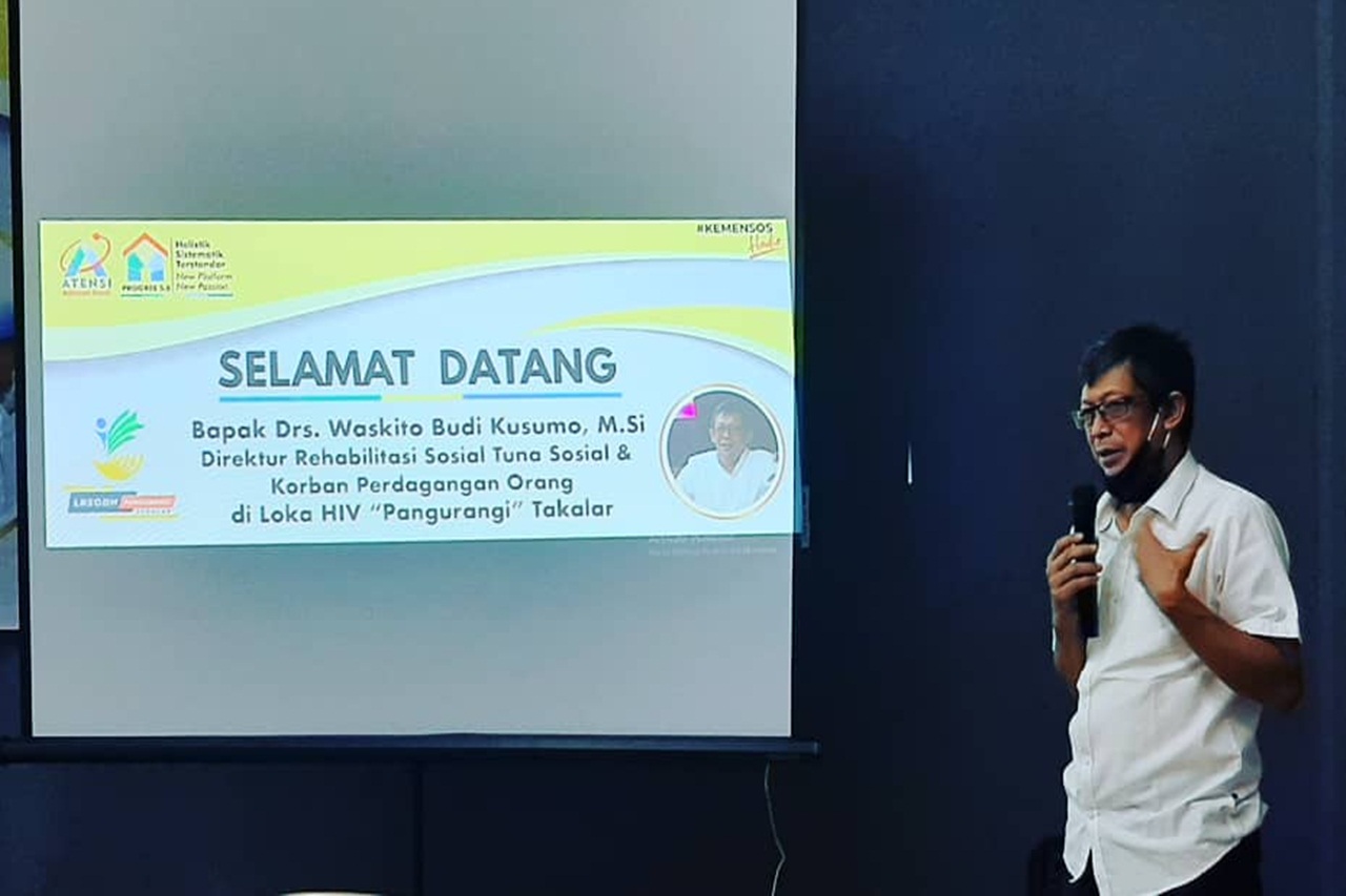 Kunjungi Loka HIV "Pangurangi", Direktur RSTSKPO Motivasi Pegawai