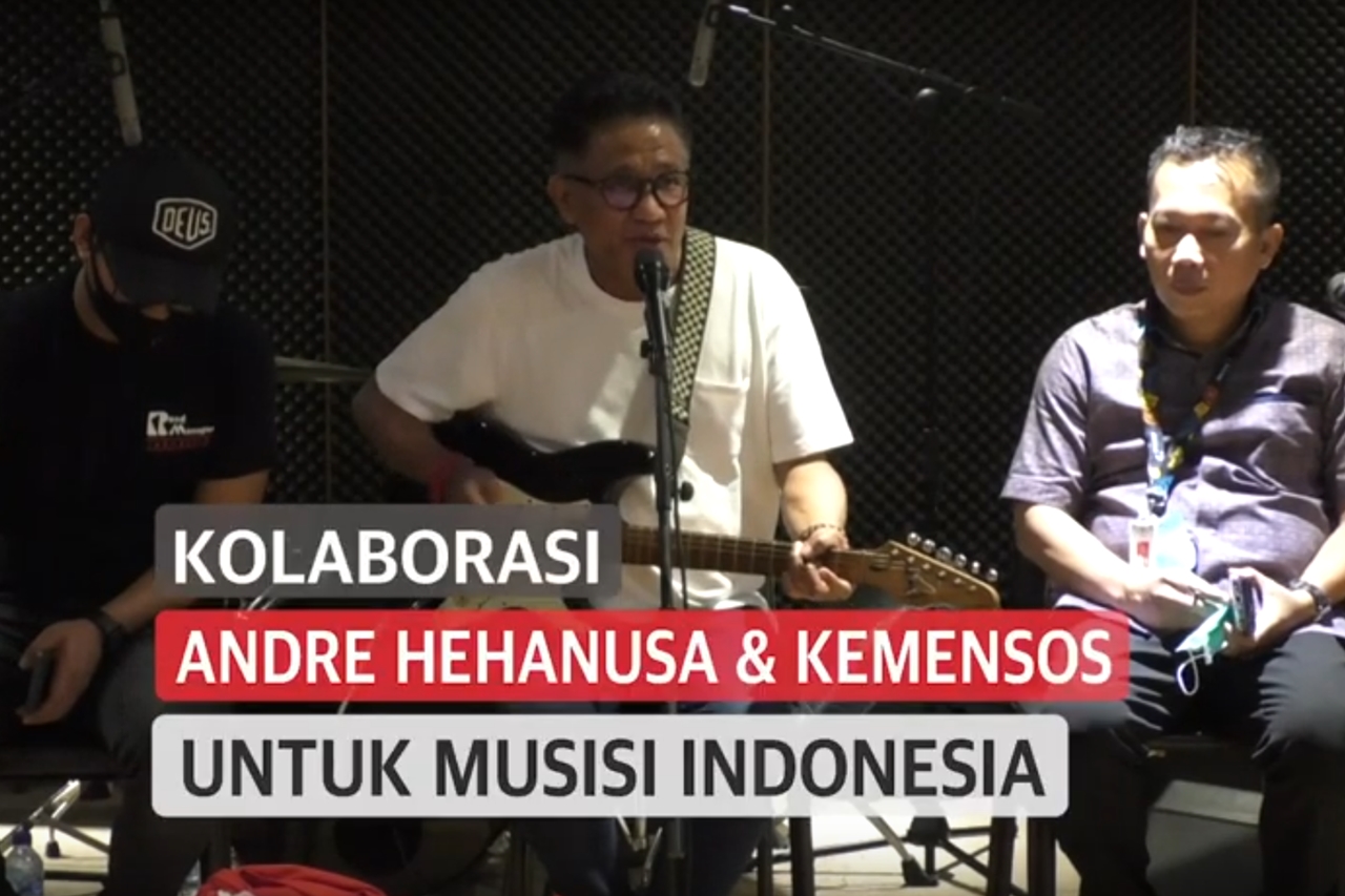 Kolaborasi Andre Hehanusa dan Kemensos untuk Musisi Indonesia