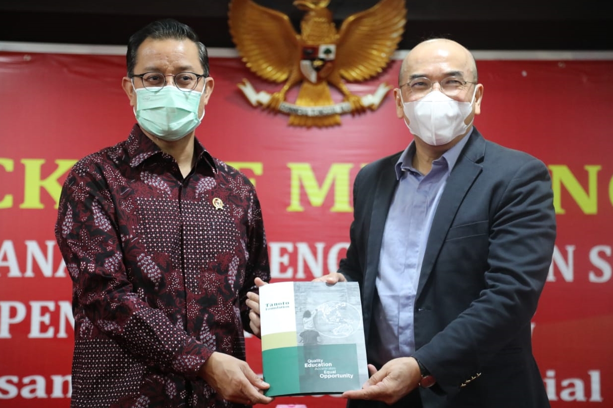 Kemensos dan Tanoto Foundation Jalin Kerja Sama Atasi Stunting