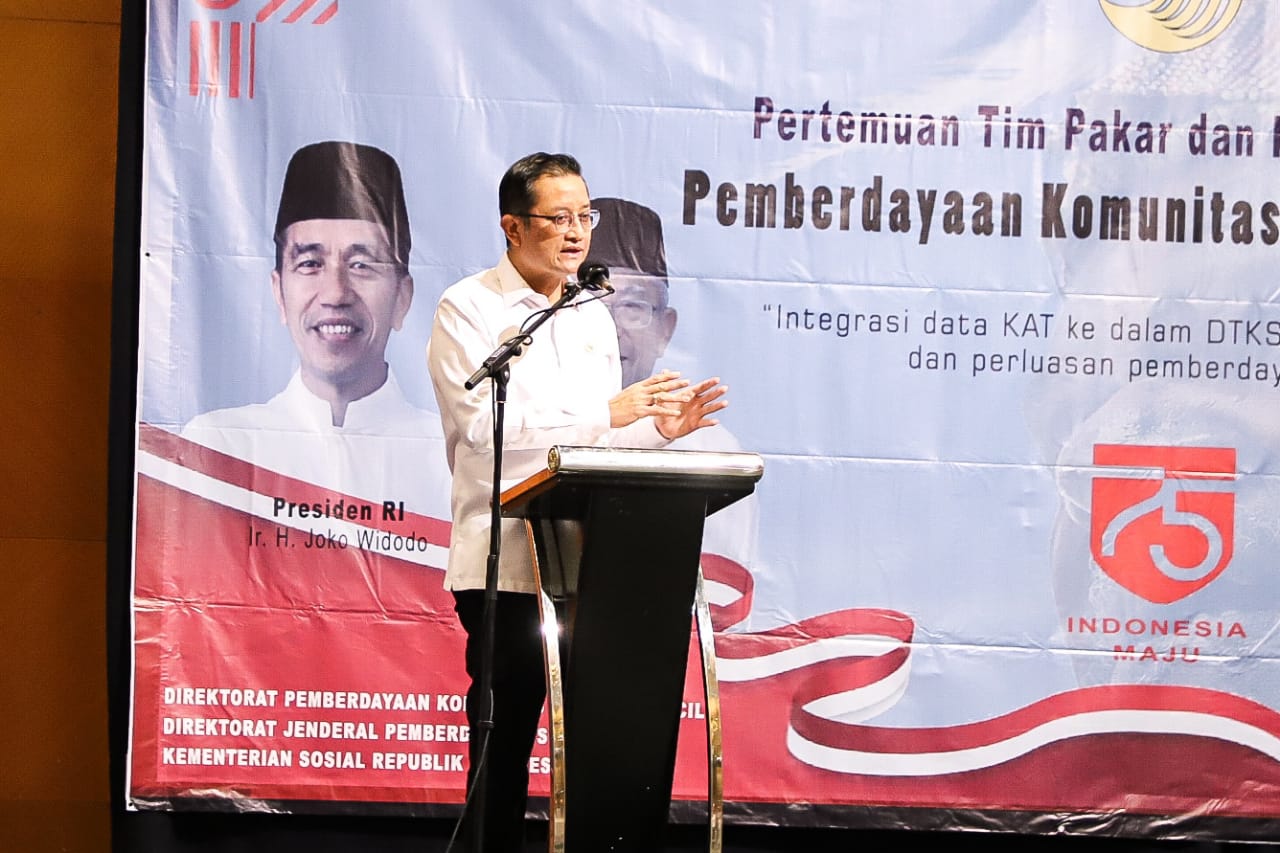 Mensos Hadiri Forum Koordinasi Pemberdayaan KAT Tahun 2020