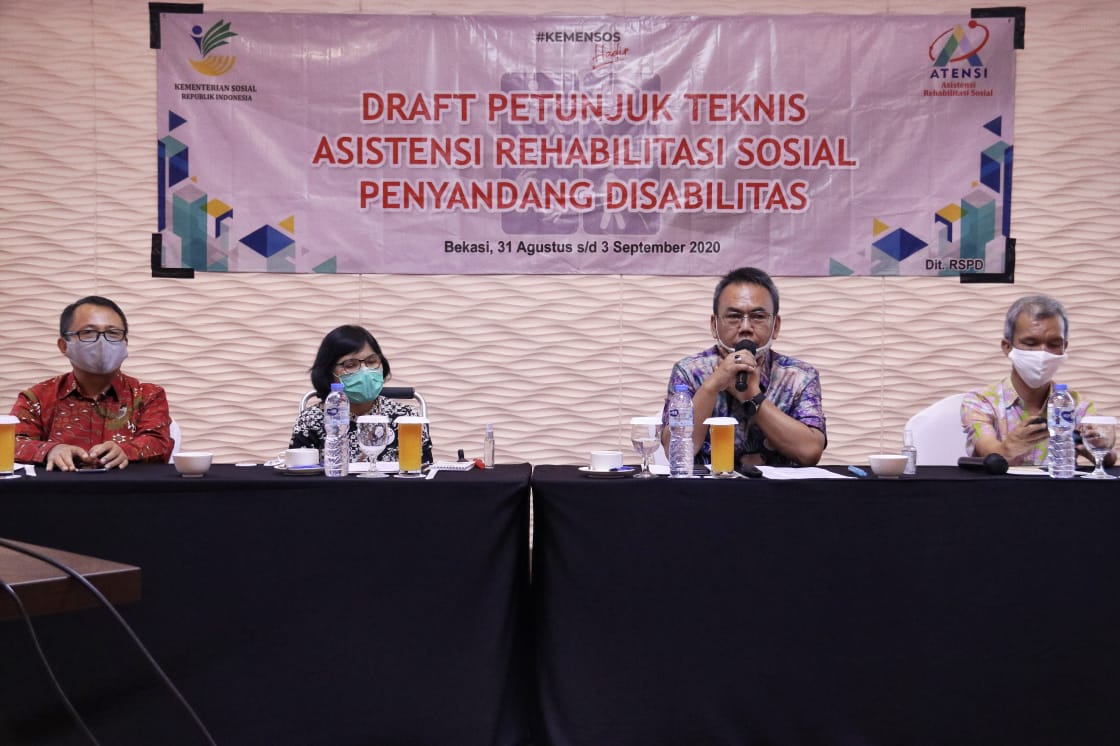 Kemensos Susun Pedoman Operasional ATENSI Penyandang Disabilitas