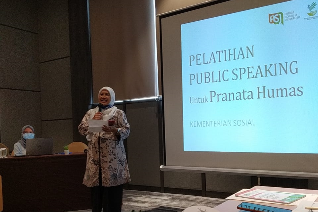 Pusdiklat Kesos Gelar Pelatihan "Public Speaking" bagi Aparatur Humas