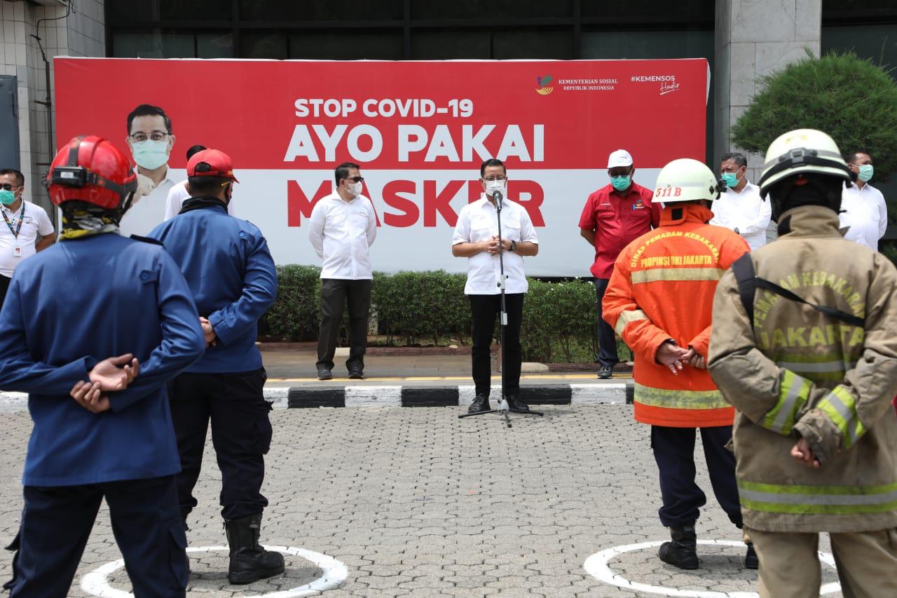 Kebakaran di Gedung Kemensos Padam Kurang dari 1 Jam