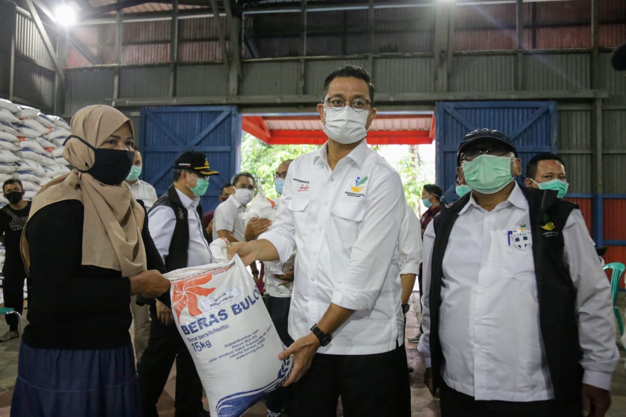 Bantuan Sosial Beras Tiba di Kabupaten Natuna