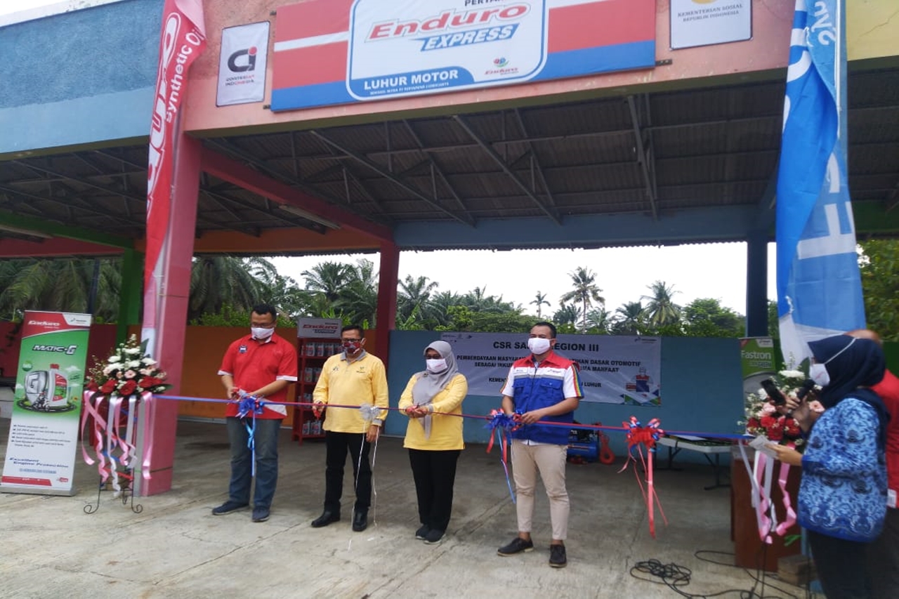 Kemensos Gandeng Pertamina Lubricants dalam Program Inkubasi Kewirausahaan