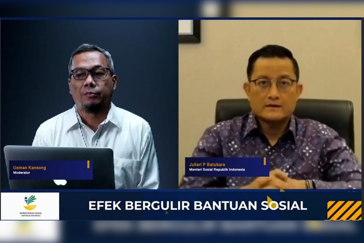 Mensos Juliari: Bansos Mampu Gerakkan Roda Perekonomian Rakyat