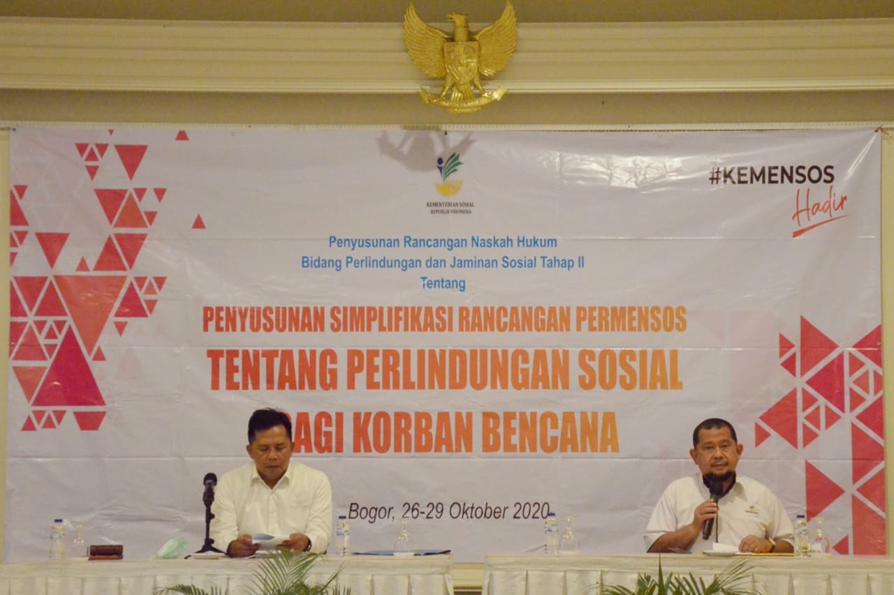 Penyusunan Simplifikasi Rancangan Permensos tentang Perlindungan Sosial bagi Korban Bencana