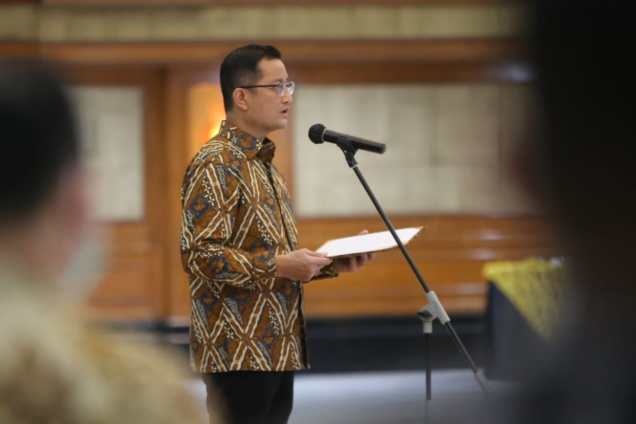 Inauguration and Oath of Position in the Indonesian Ministry of Social Affairs