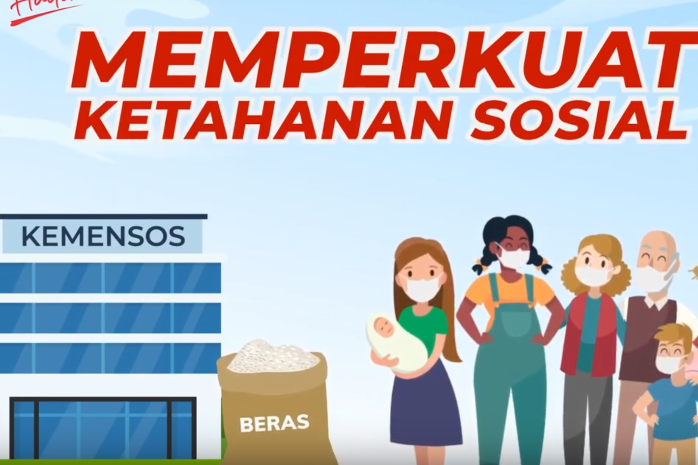 Bantuan Sosial Beras (BSB) untuk KPM PKH Seluruh Indonesia