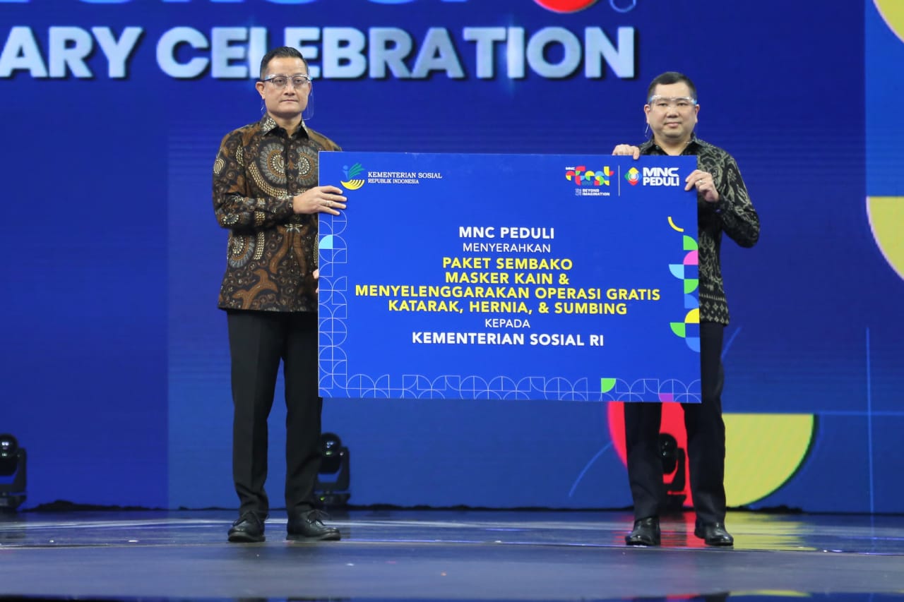 Kemensos Terima Penyaluran Bantuan MNC Group