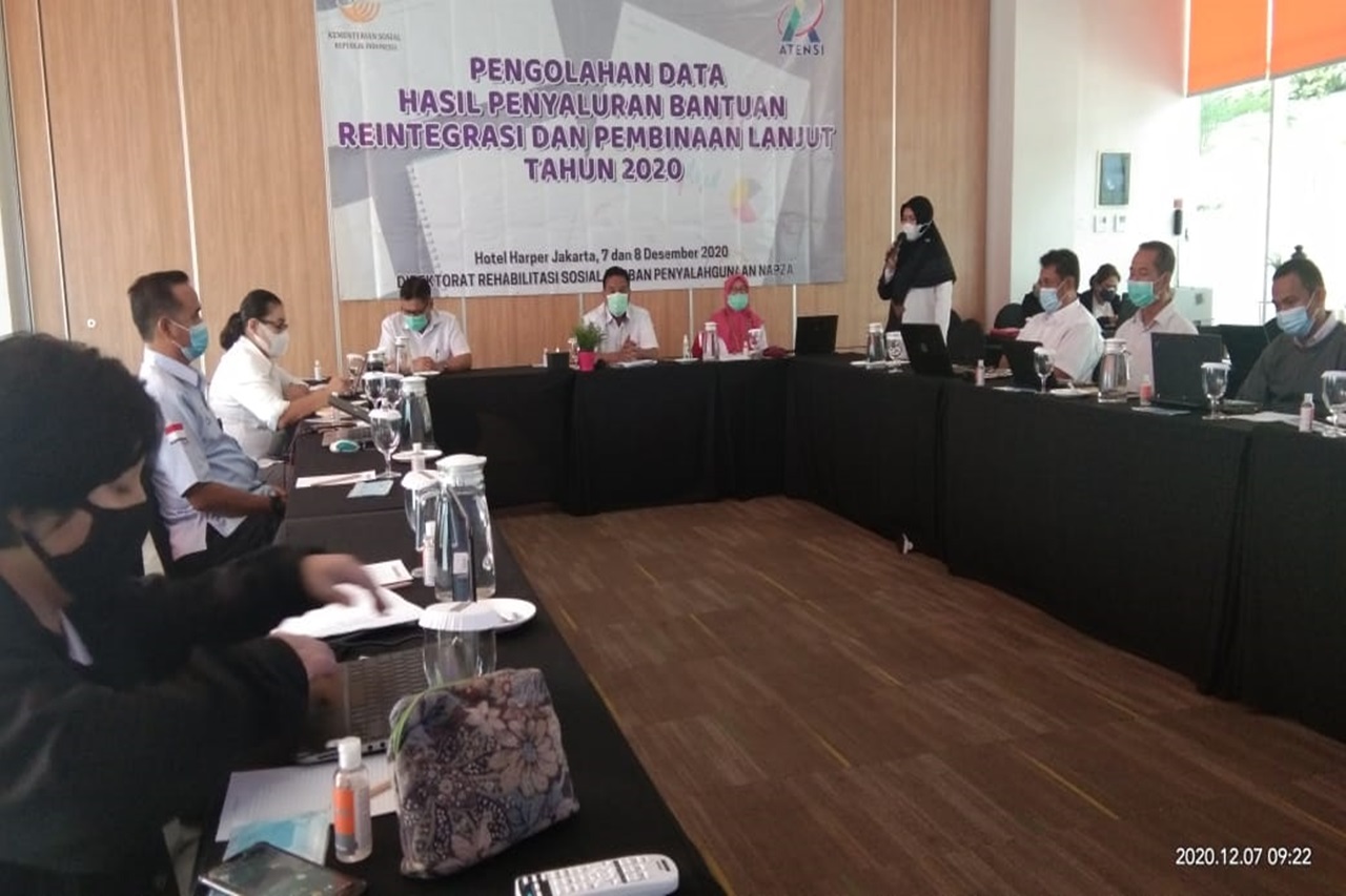 Direktorat RSKPN Kemensos Diskusi Olah Data Penyaluran Bantuan Reintegrasi