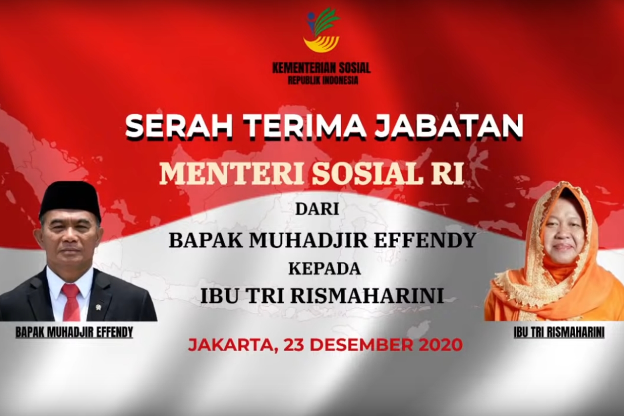 Sesi Serah Terima Jabatan Menteri Sosial RI