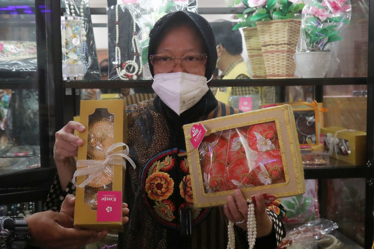 Inauguration of the Exhibition Corner of the Beneficiaries' Work in Indonesian Ministry of Social Affairs Center