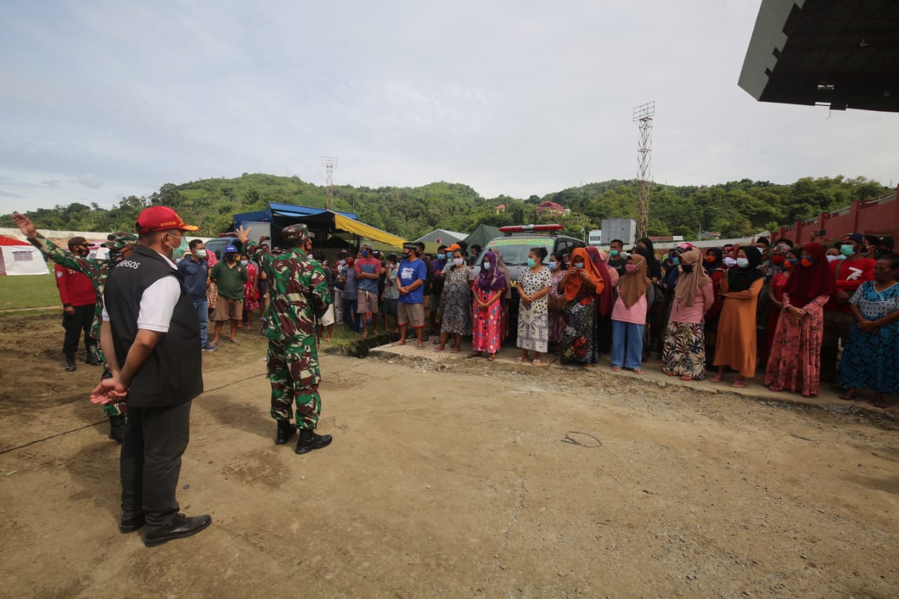 Kemensos Pastikan Kebutuhan Kelompok Rentan Pengungsi Sulbar Terlayani