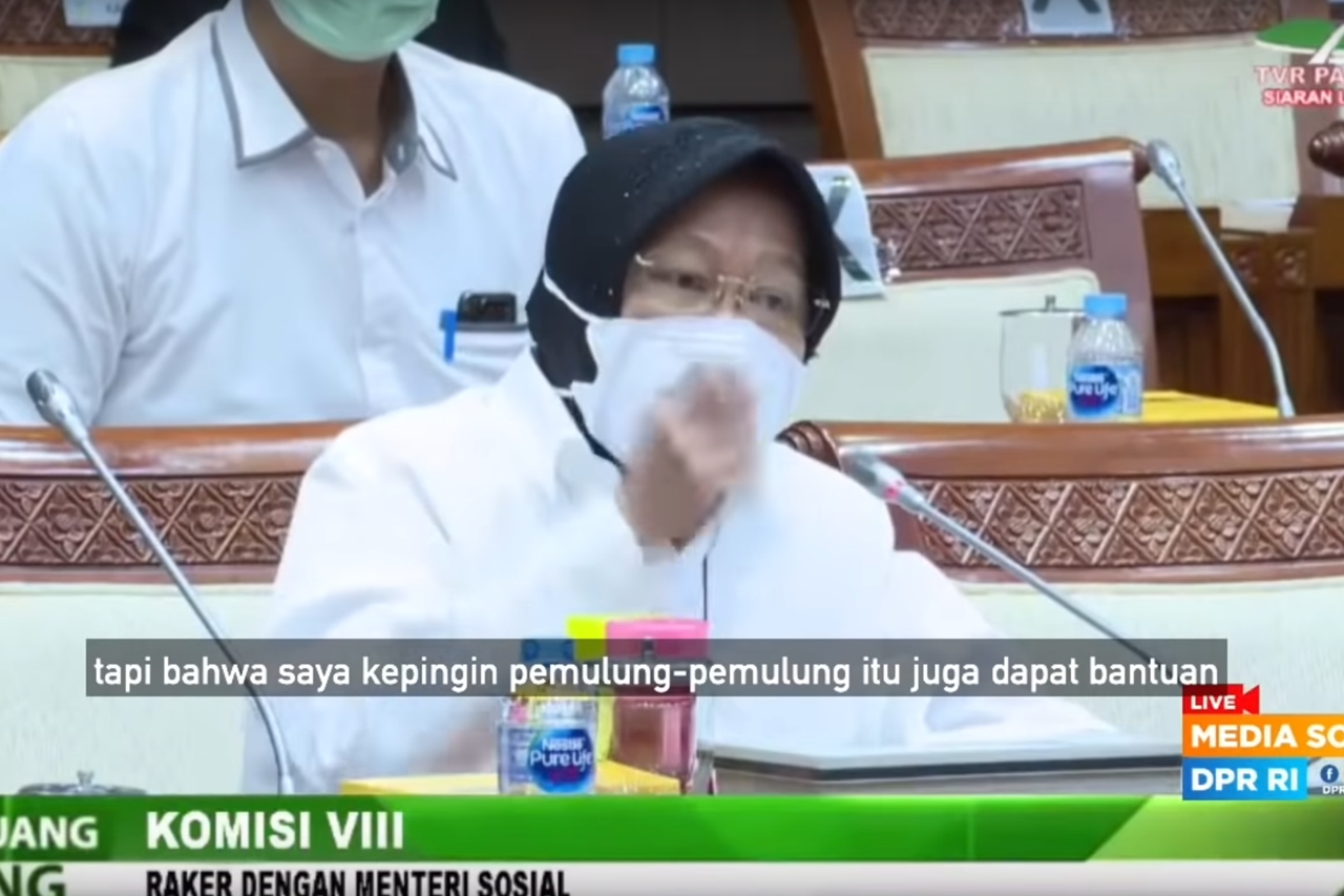 This is Risma's Answer When DPR Asked about Her Action on Hands-on Operation