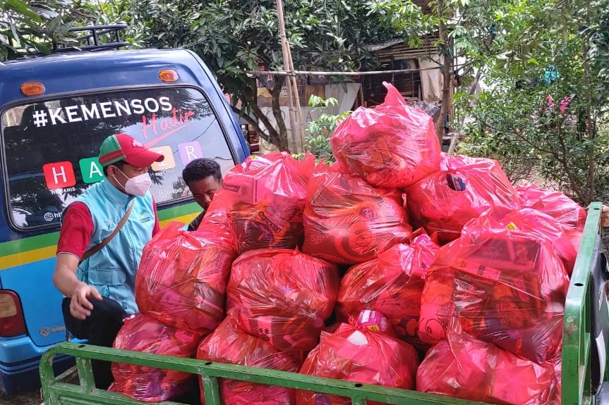 Kementerian Sosial RI Lakukan Respon Kasus Bencana Banjir Indramayu