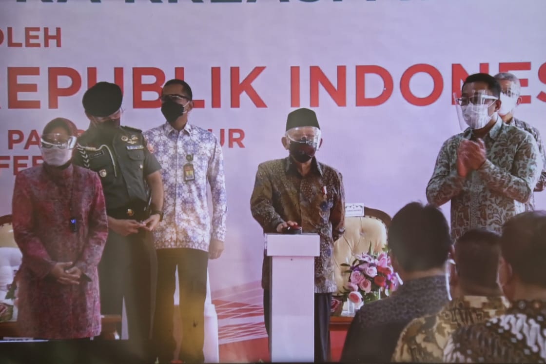 Wakil Presiden RI Resmikan Sentra Kreasi ATENSI