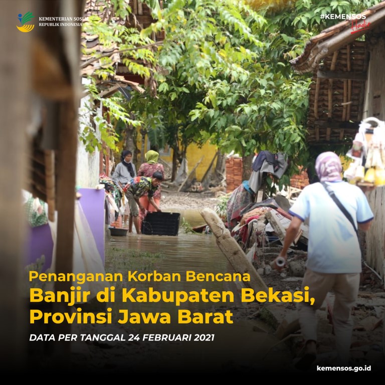 Penanganan Korban Bencana Banjir Kabupaten Bekasi