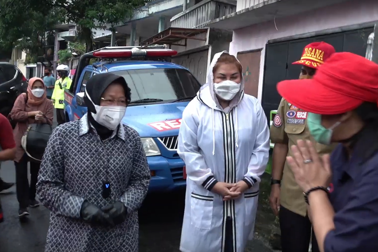 Mensos Tinjau Langsung Lokasi Banjir dan Longsor Jawa Tengah